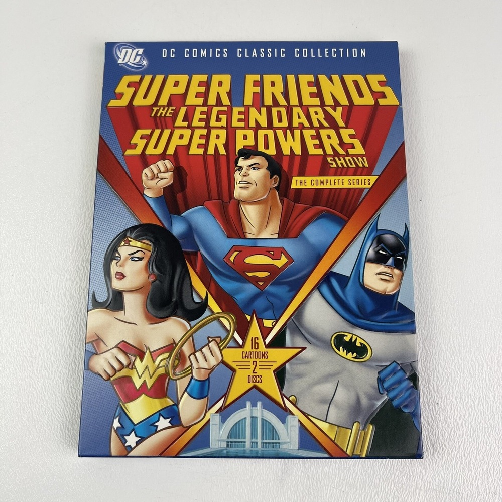 Super Friends The Legendary Super Powers Show DVD DC Comics 2007 2 Discs